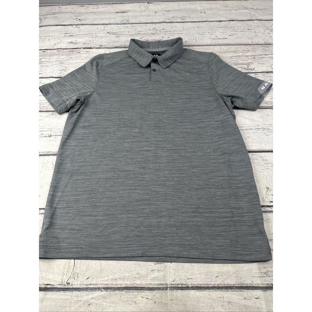 Oakley  Regular Fit Polo Shirt Mens Size M Gray
